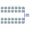 Alien Hydroponics RAIN 28 Pot 4 Row Kit