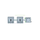 Alien Hydroponics RAIN 2 Pot 1 Row Kit