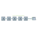 Alien Hydroponics RAIN 5 Pot 1 Row Kit