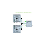 Alien Hydroponics RAIN 2 Pot 2 Row Kit