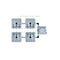 Alien Hydroponics RAIN 4 Pot 2 Row Kit