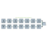 Alien Hydroponics RAIN 14 Pot 2 Row Kit
