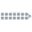 Alien Hydroponics RAIN 14 Pot 2 Row Kit