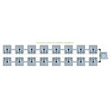 Alien Hydroponics RAIN 16 Pot 2 Row Kit