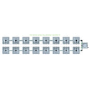 Alien Hydroponics RAIN 16 Pot 2 Row Kit