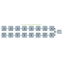 Alien Hydroponics RAIN 16 Pot 2 Row Kit