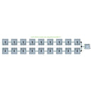 Alien Hydroponics RAIN 18 Pot 2 Row Kit