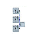 Alien Hydroponics RAIN 3 Pot 3 Row Kit