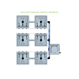Alien Hydroponics RAIN 6 Pot 3 Row Kit
