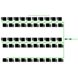 Alien Hydroponics EasyFeed 50 Pot 5 Row Kit