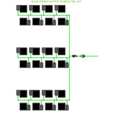Alien Hydroponics EasyFeed 24 Pot 6 Row Kit