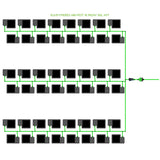Alien Hydroponics EasyFeed 48 Pot 6 Row Kit