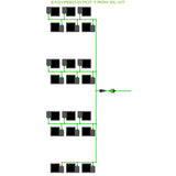 Alien Hydroponics EasyFeed 21 Pot 7 Row Kit