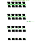 Alien Hydroponics EasyFeed 35 Pot 7 Row Kit