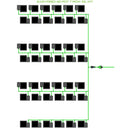 Alien Hydroponics EasyFeed 42 Pot 7 Row Kit
