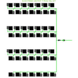 Alien Hydroponics EasyFeed 49 Pot 7 Row Kit