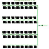 Alien Hydroponics EasyFeed 56 Pot 7 Row Kit