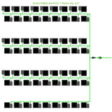 Alien Hydroponics EasyFeed 63 Pot 7 Row Kit