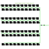 Alien Hydroponics EasyFeed 70 Pot 7 Row Kit