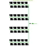 Alien Hydroponics EasyFeed 40 Pot 8 Row Kit