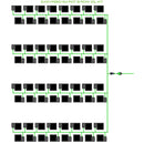 Alien Hydroponics EasyFeed 64 Pot 8 Row Kit