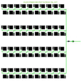 Alien Hydroponics EasyFeed 80 Pot 8 Row Kit