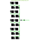 Alien Hydroponics EasyFeed 18 Pot 9 Row Kit