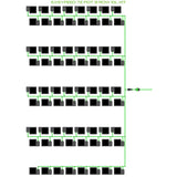 Alien Hydroponics EasyFeed 72 Pot 9 Row Kit