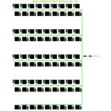Alien Hydroponics EasyFeed 81 Pot 9 Row Kit