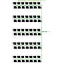 Alien Hydroponics EasyFeed 70 Pot 10 Row Kit