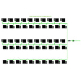 Alien Hydroponics EasyFeed 50 Pot 5 Row Kit