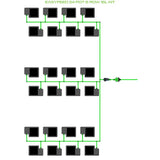 Alien Hydroponics EasyFeed 24 Pot 6 Row Kit