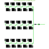 Alien Hydroponics EasyFeed 30 Pot 6 Row Kit