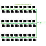 Alien Hydroponics EasyFeed 48 Pot 6 Row Kit
