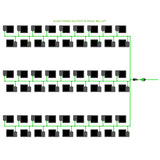 Alien Hydroponics EasyFeed 54 Pot 6 Row Kit