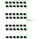 Alien Hydroponics EasyFeed 42 Pot 7 Row Kit