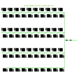 Alien Hydroponics EasyFeed 70 Pot 7 Row Kit