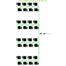 Alien Hydroponics EasyFeed 32 Pot 8 Row Kit