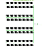Alien Hydroponics EasyFeed 56 Pot 8 Row Kit