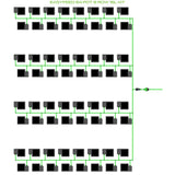 Alien Hydroponics EasyFeed 64 Pot 8 Row Kit