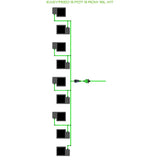 Alien Hydroponics EasyFeed 9 Pot 9 Row Kit