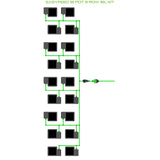 Alien Hydroponics EasyFeed 18 Pot 9 Row Kit