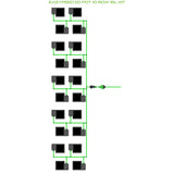 Alien Hydroponics EasyFeed 20 Pot 10 Row Kit