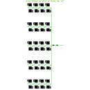 Alien Hydroponics EasyFeed 40 Pot 10 Row Kit