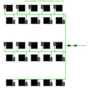 Alien Hydroponics EasyFeed 25 Pot 5 Row Kit