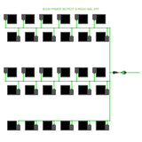 Alien Hydroponics EasyFeed 30 Pot 5 Row Kit