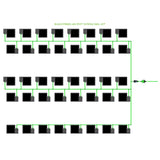 Alien Hydroponics EasyFeed 40 Pot 5 Row Kit