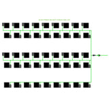 Alien Hydroponics EasyFeed 45 Pot 5 Row Kit