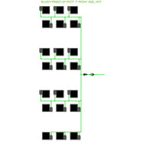 Alien Hydroponics EasyFeed 21 Pot 7 Row Kit