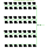 Alien Hydroponics EasyFeed 49 Pot 7 Row Kit